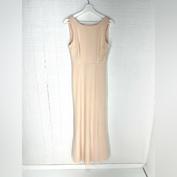 Lulus Call My Name Blush Pink low cowl back formal gown size S - Picture 2 of 16